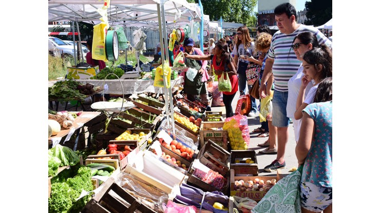 Mercado Activo en el barrio La Esmeralda
